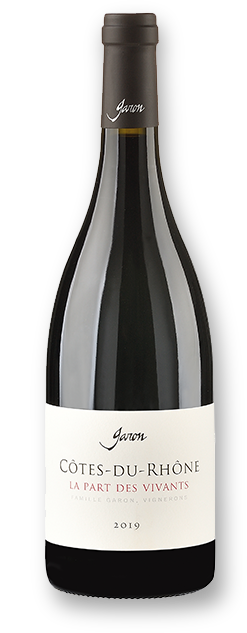 (CDR21GARON) Domaine Garon Côtes-du-rhône La Part des Vivants 2021 75cL Q2