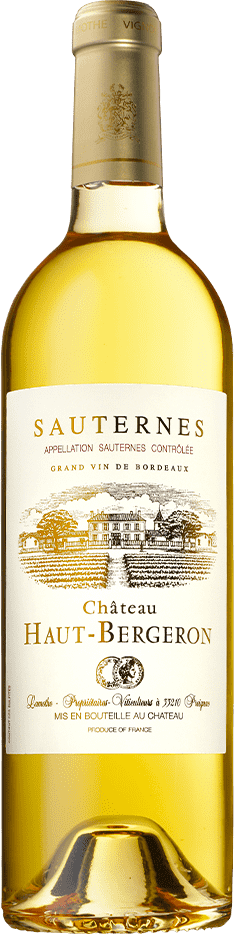 (HAUTBERG14) Chateau Haut Bergeron 2014 Sauternes 75cL Q2