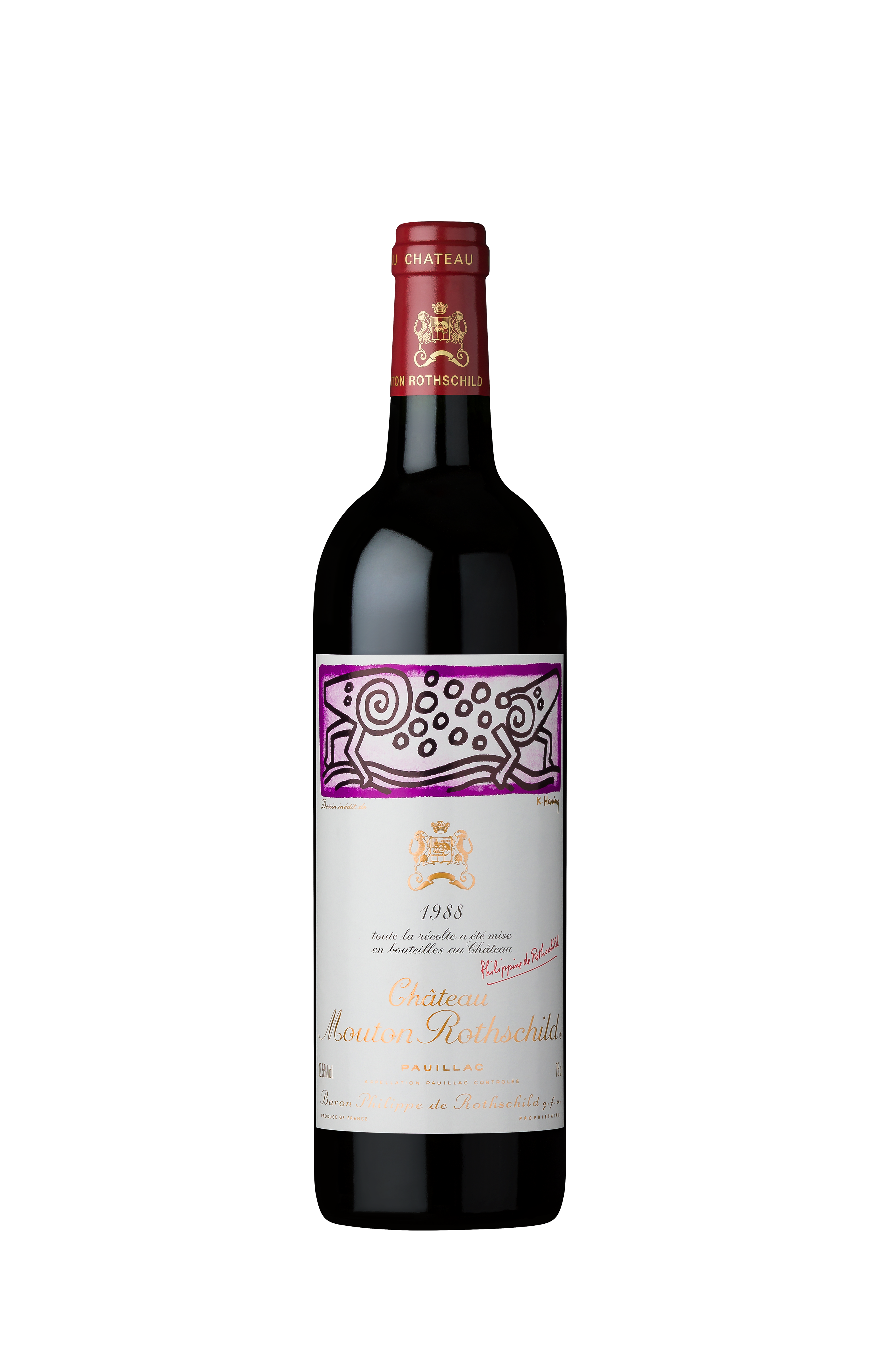 (MOUT88) Château Mouton Rothschild 1988 Pauillac 1er Grand cru classé 75cL Q1