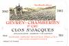 (RousseauClosStJacques) Armand Rousseau Gevrey Chambertin 1er cru Clos Saint Jacques 2006 75cL Q1